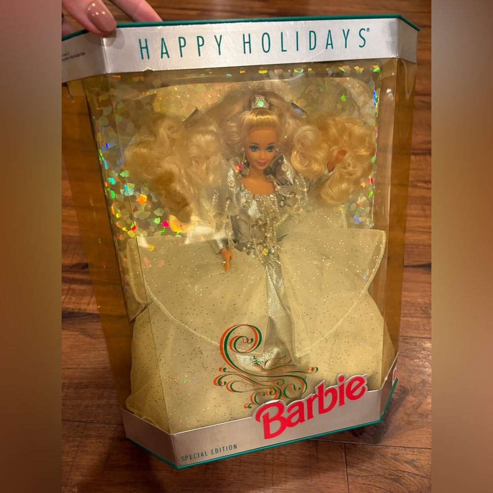 1992 Vintage Happy Holidays Special Edition Barbie Doll Mattel 1429